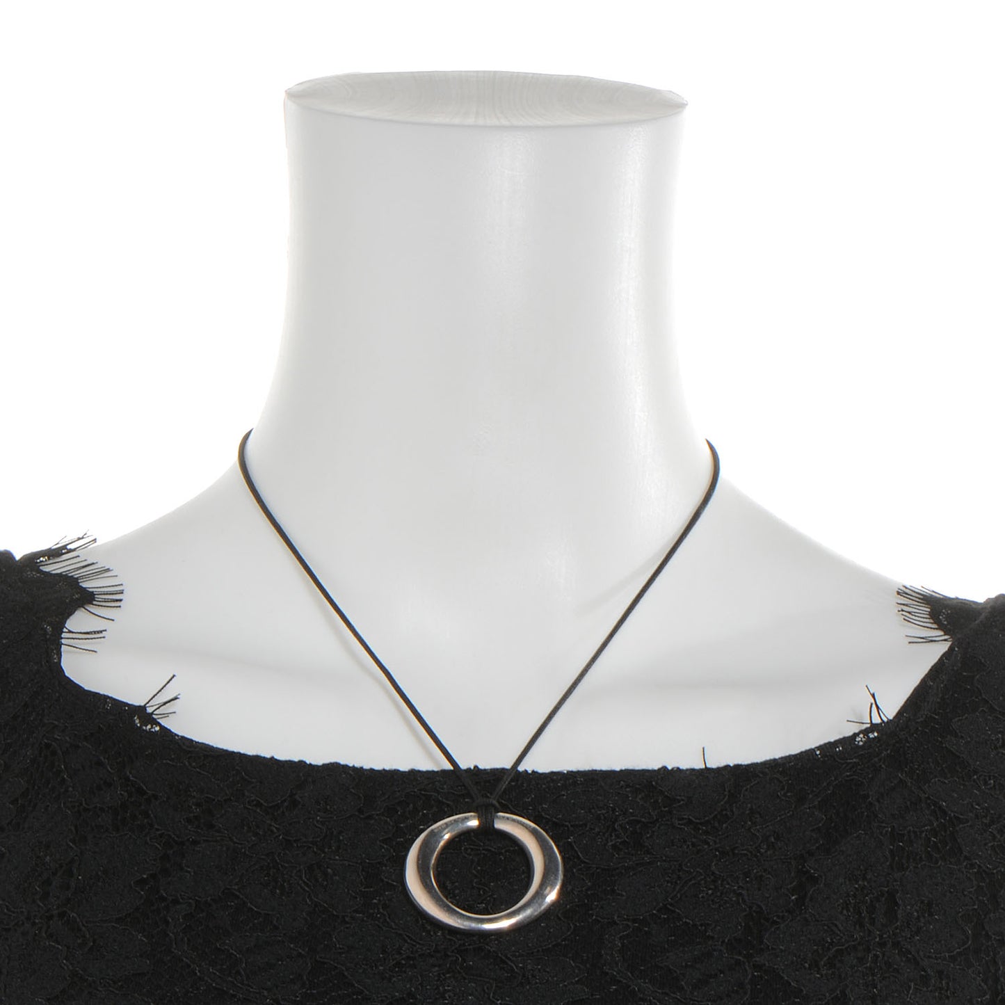 Sterling Silver Elsa Peretti Sevillana Pendant Necklace