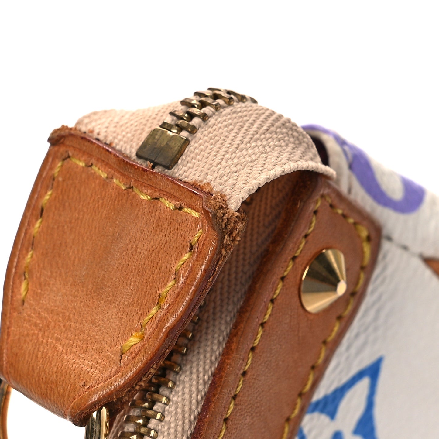 Monogram Multicolor Pochette Accessories White