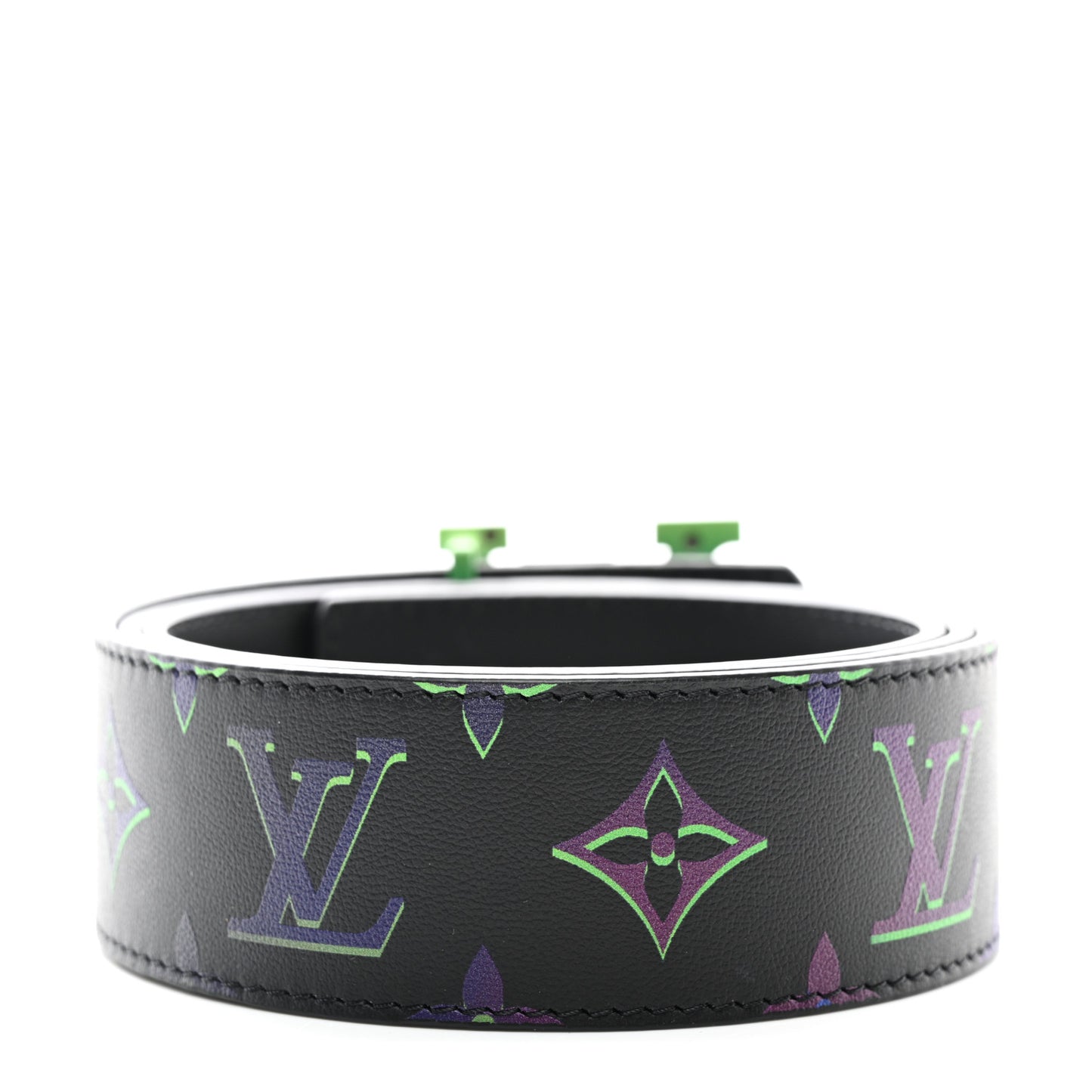 Calfskin Monogram 40mm LV Light Reversible Belt 90 36 Black