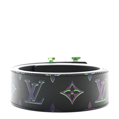 Louis Vuitton Calfskin Monogram 40mm LV Light Reversible Belt 90 36 Black 2 of 5