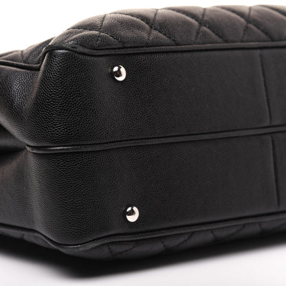 Chanel Caviar Quilted Urban Companion Top Handle Shopping Tote Black 6 of 23