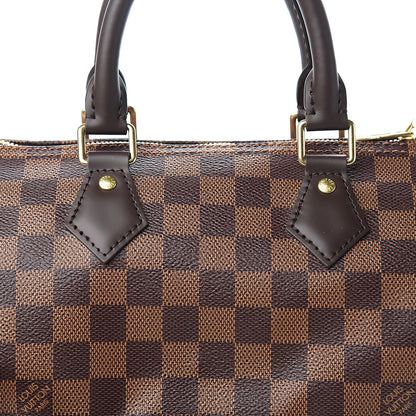Louis Vuitton Damier Ebene Speedy Bandouliere 25 9 of 10