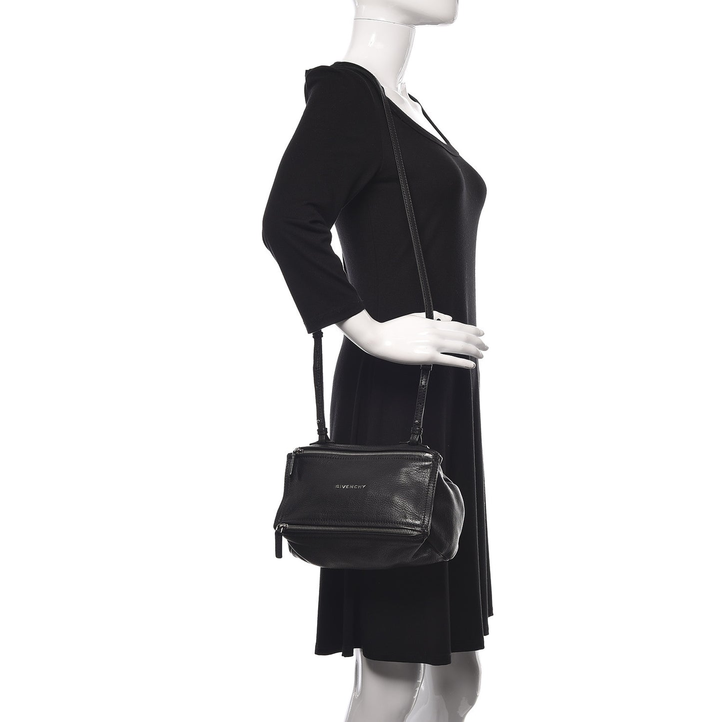 Sugar Goatskin Mini Pandora Black