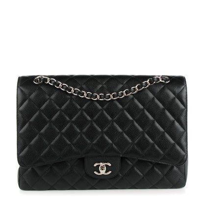 Chanel Caviar Quilted Maxi Single Flap Black 1 of 9
