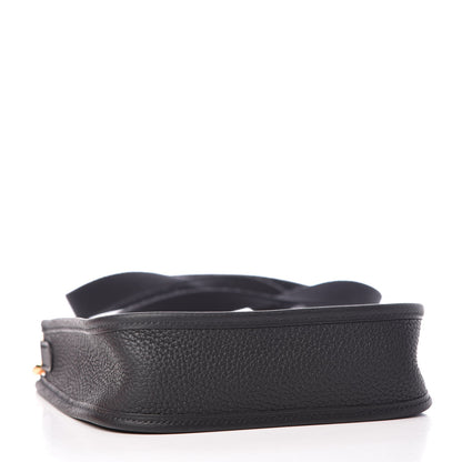 Hermes Taurillon Clemence Evelyne TPM Black 4 of 8