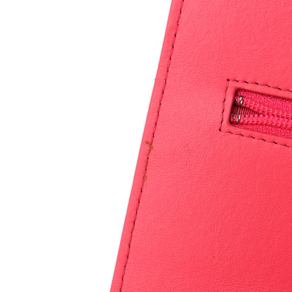 Chanel Caviar Camellia Embossed Wallet On Chain WOC Pink 18 of 26