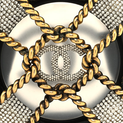 Chanel Resin Crystal Rescue Wheel Minaudière Black 8 of 10