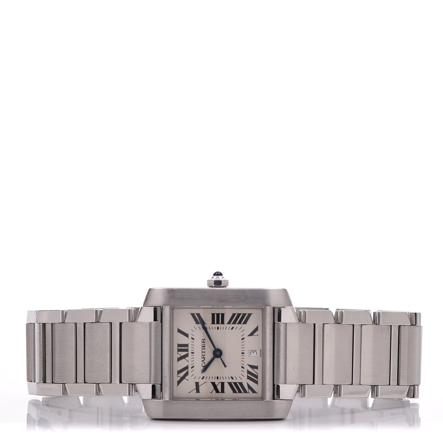 Stainless Steel 28mm Tank Francaise Automatic Watch