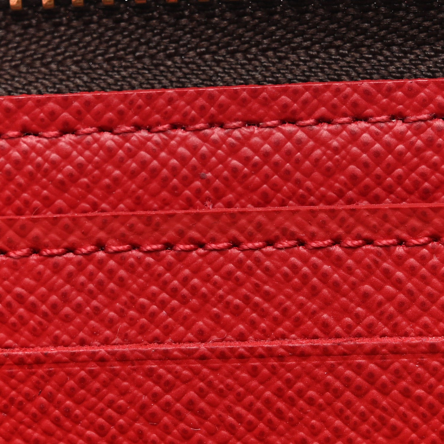 Louis Vuitton Damier Ebene Clemence Wallet Cherry 8 of 8
