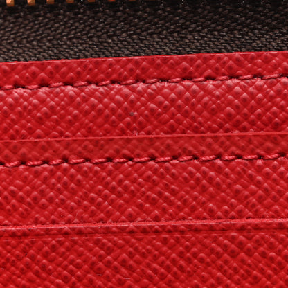 Louis Vuitton Damier Ebene Clemence Wallet Cherry 8 of 8