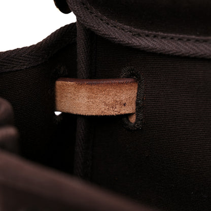 Hermes Toile Vache Calfskin Herbag 30 PM Backpack Havane 16 of 22