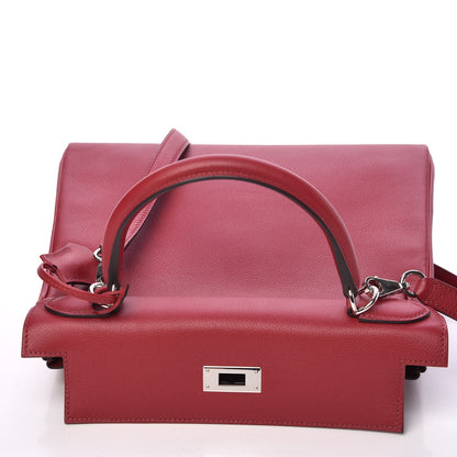 Hermes Evercolor Kelly Retourne 28 Rouge Grenat 9 of 35