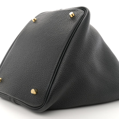 Hermes Taurillon Clemence Picotin Lock 22 MM Black 10 of 11