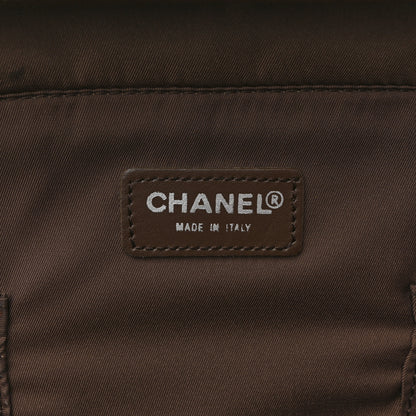 Chanel Nylon Travel Laptop Briefcase Khaki 7 of 16