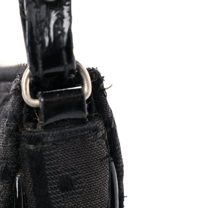 Christian Dior Oblique Monogram Mini Saddle Pochette Black 17 of 18