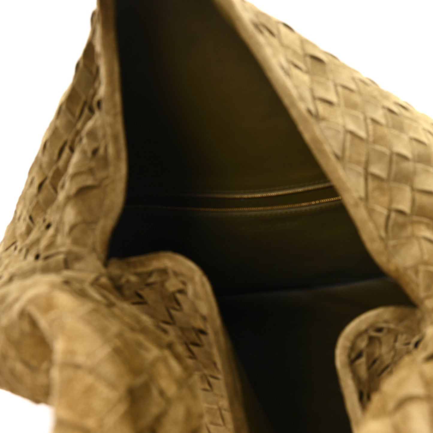Suede Intrecciato Large Hop Mud