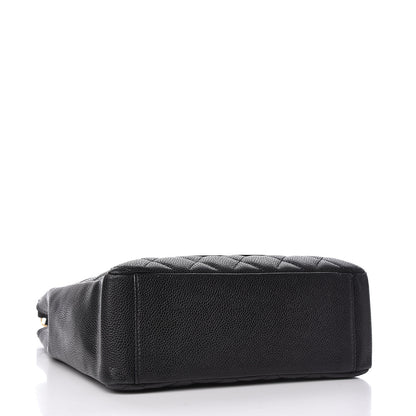 Chanel Caviar Quilted Petit Shopping Tote PST Black 4 of 11