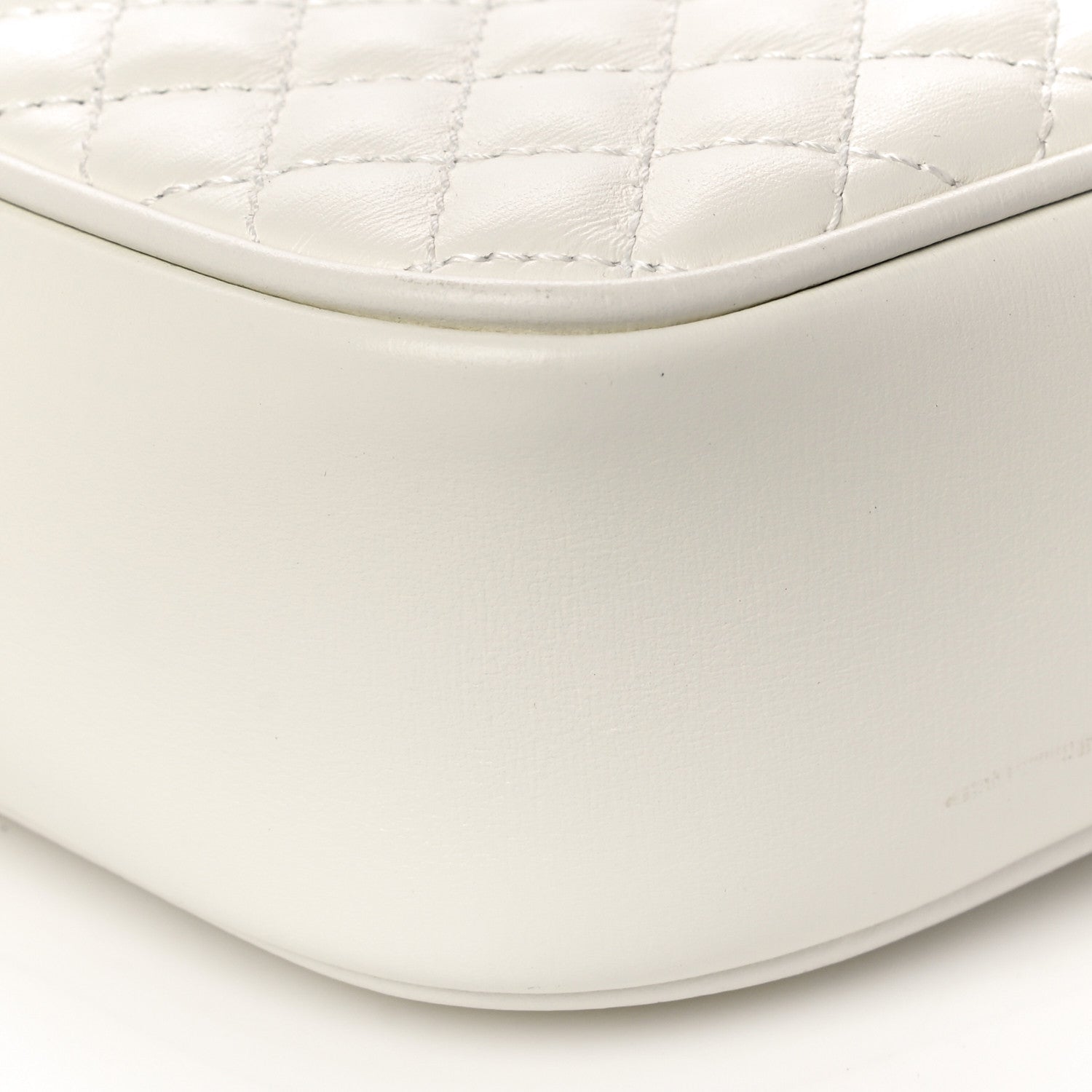 Gucci Calfskin Web Trapuntata Small Shoulder Bag Off White 10 of 12