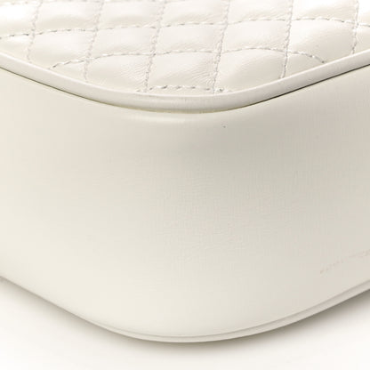 Gucci Calfskin Web Trapuntata Small Shoulder Bag Off White 10 of 12