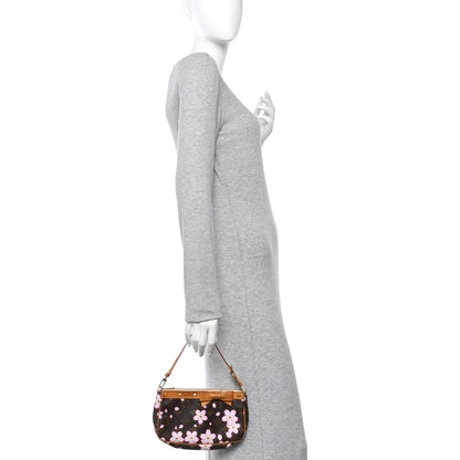 Louis Vuitton Monogram Cherry Blossom Pochette Accessories Brown 2 of 11