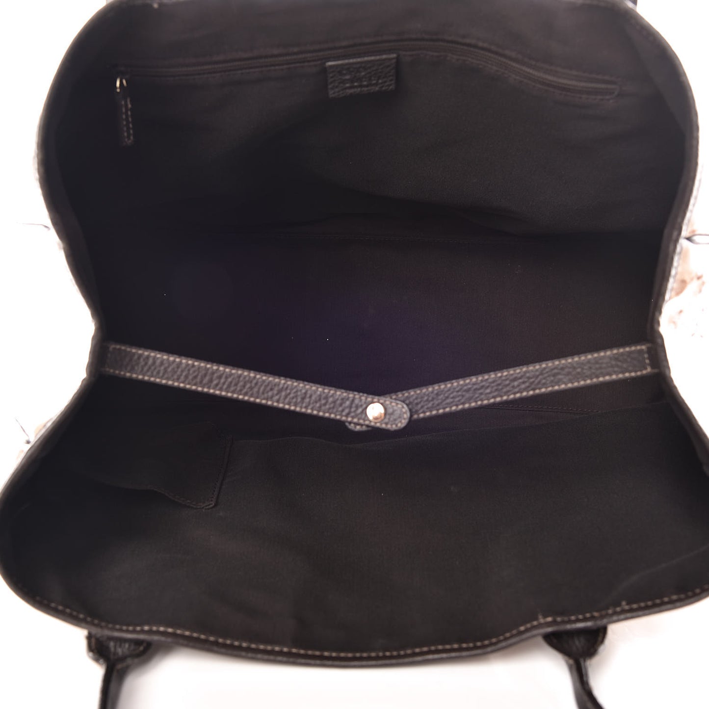 Crystal Monogram Large Princy Tote Dark Brown