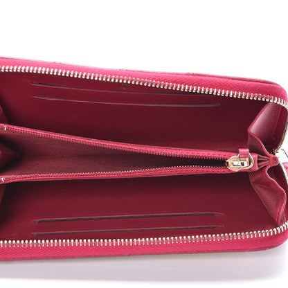 Chanel Lambskin Quilted Small Trendy CC Zip Around Wallet Dark Pink 5 of 10