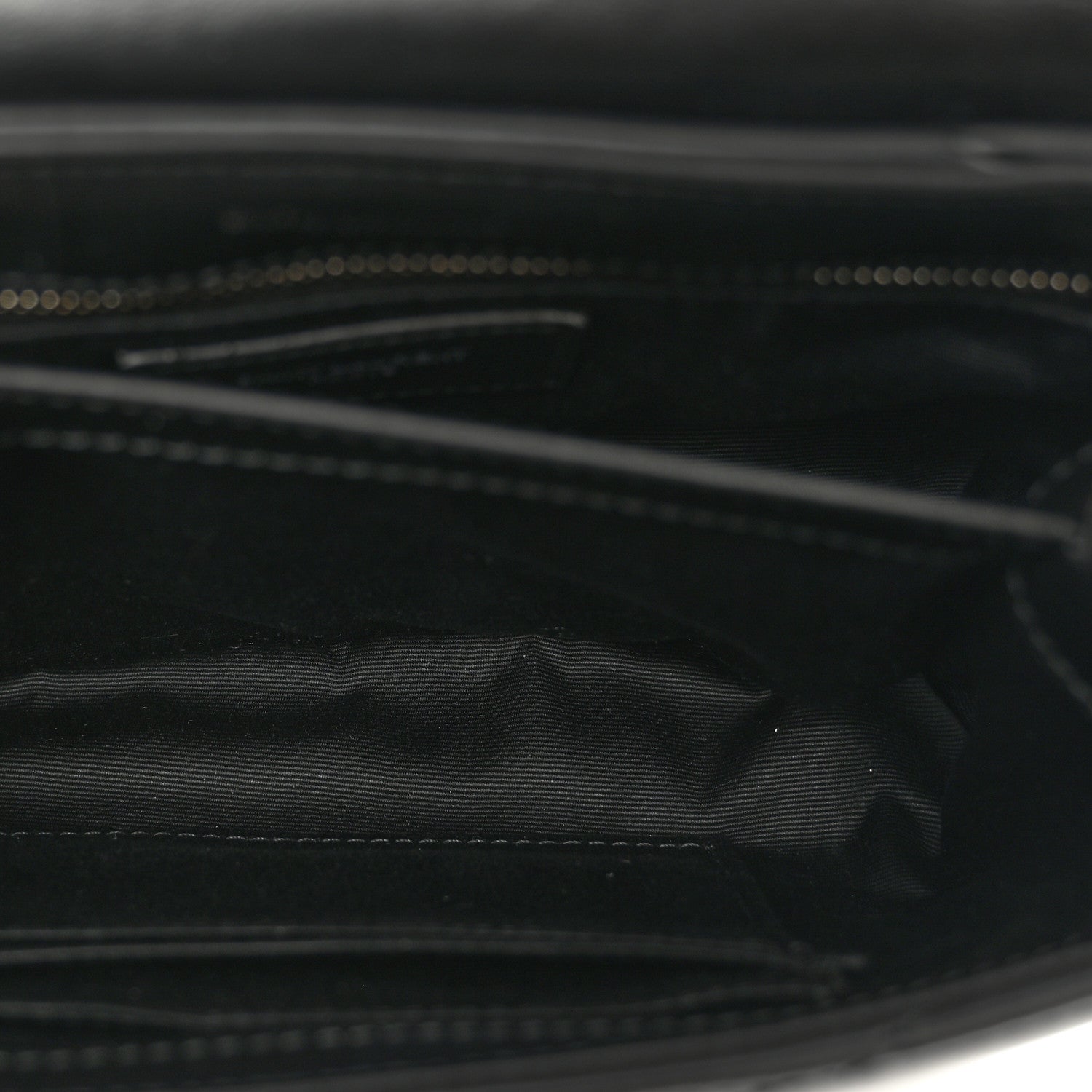 Saint Laurent Calfskin Y Quilted Monogram Toy Loulou Crossbody Bag Black 7 of 12