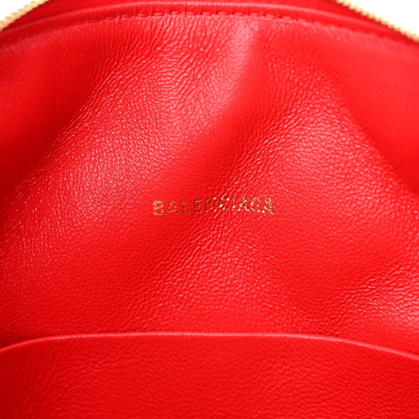 Nappa Calfskin Quilted Touch B Camera Shoulder Bag Bright Red