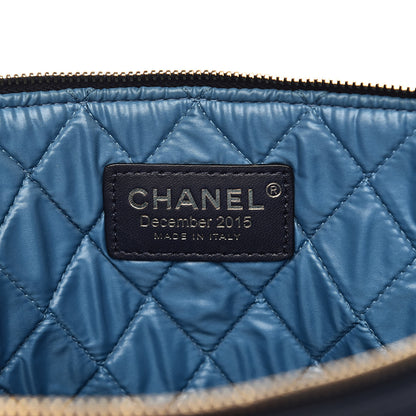 Chanel Lambskin Colorblock Cosmetic Case Multicolor 6 of 10