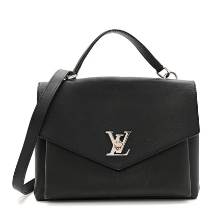 Louis Vuitton Soft Calfskin My Lockme Top Handle Black 1 of 18