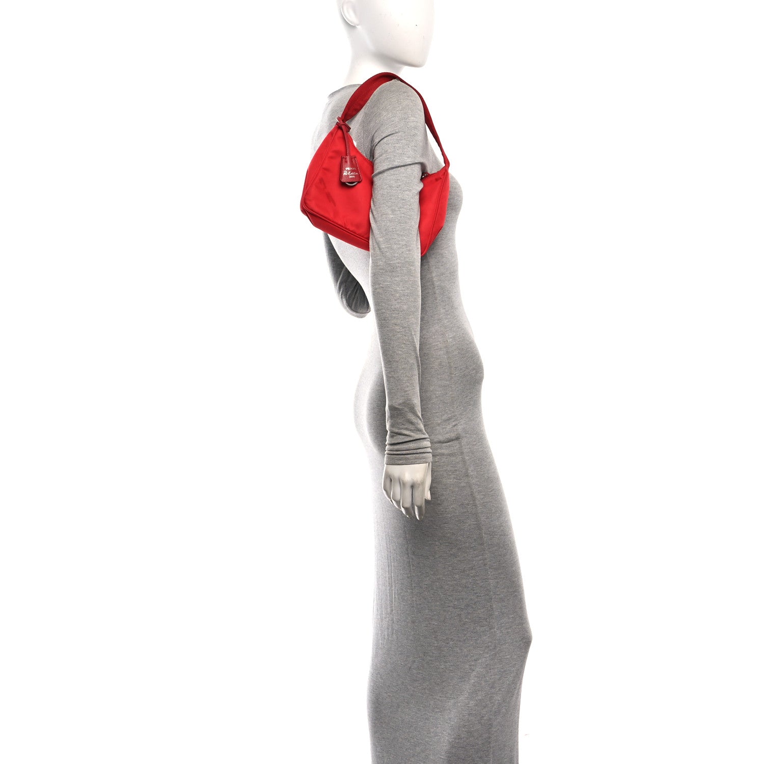 Prada Tessuto Nylon Mini Re-Edition 2000 Bag Rosso 2 of 11