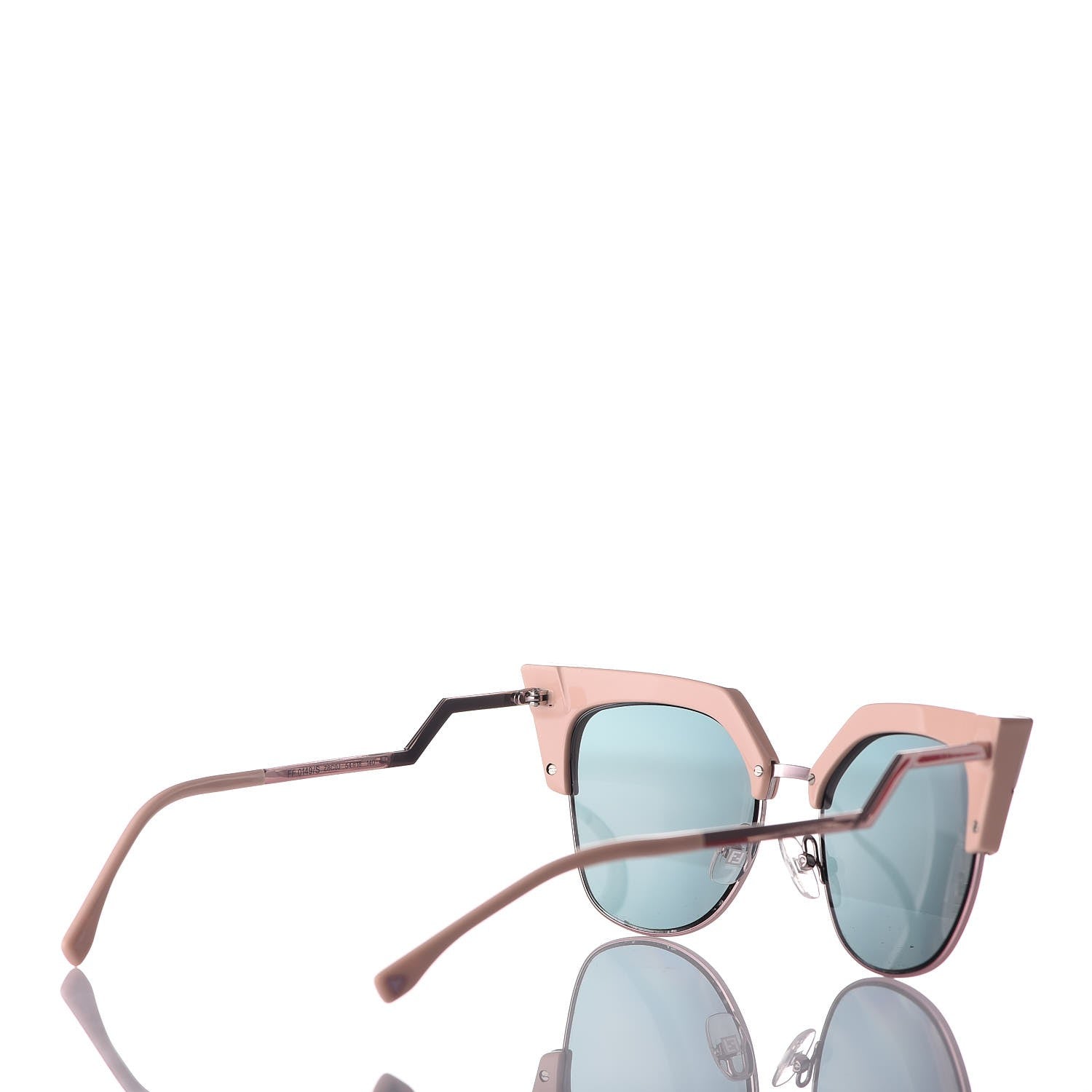 Fendi Cat Eye Iridia Sunglasses FF 0149/S Rose Gold 4 of 7