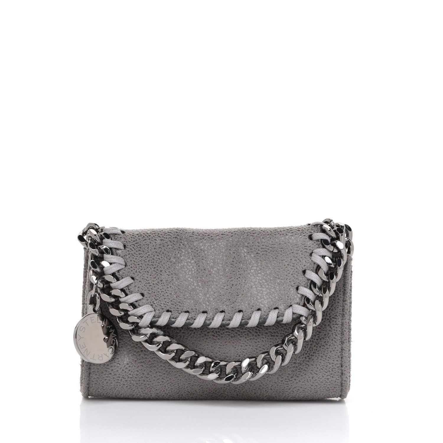 Stella McCartney Shaggy Deer Micro Falabella Tote Grey 1 of 8