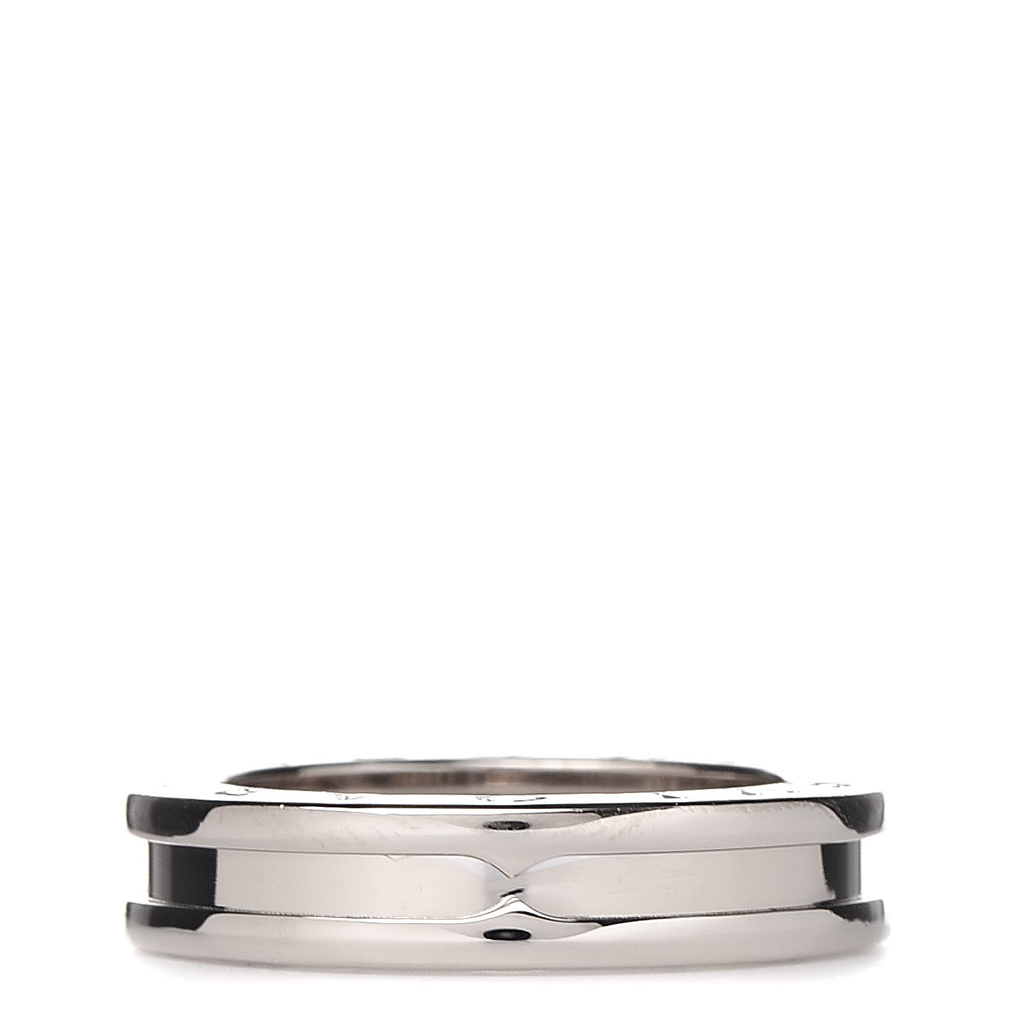 Bulgari 18K White Gold B.Zero1 One-Band Ring 51 5.75 3 of 6