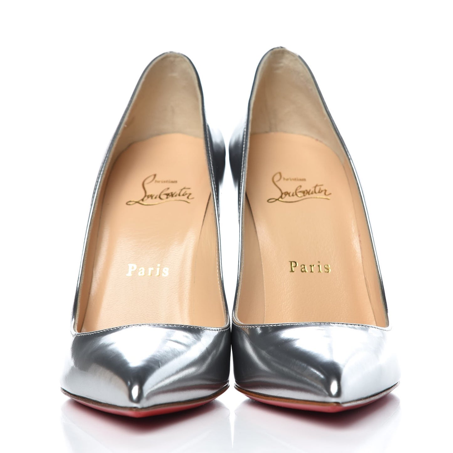 Pigalle Follies 100 Pumps 37.5 Antispecchio Silver