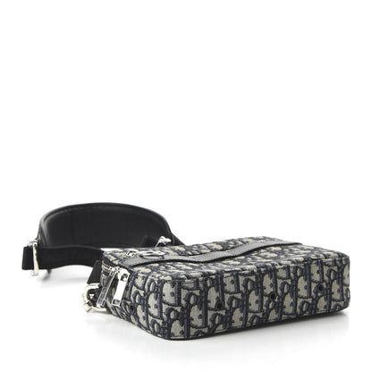 Christian Dior HOMME Oblique Safari Messenger Blue 4 of 10