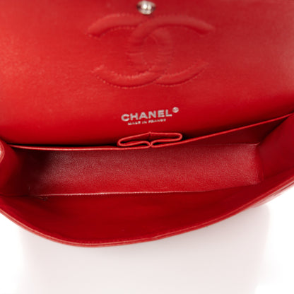 Chanel Lambskin Quilted Medium Double Flap Red 5 of 13