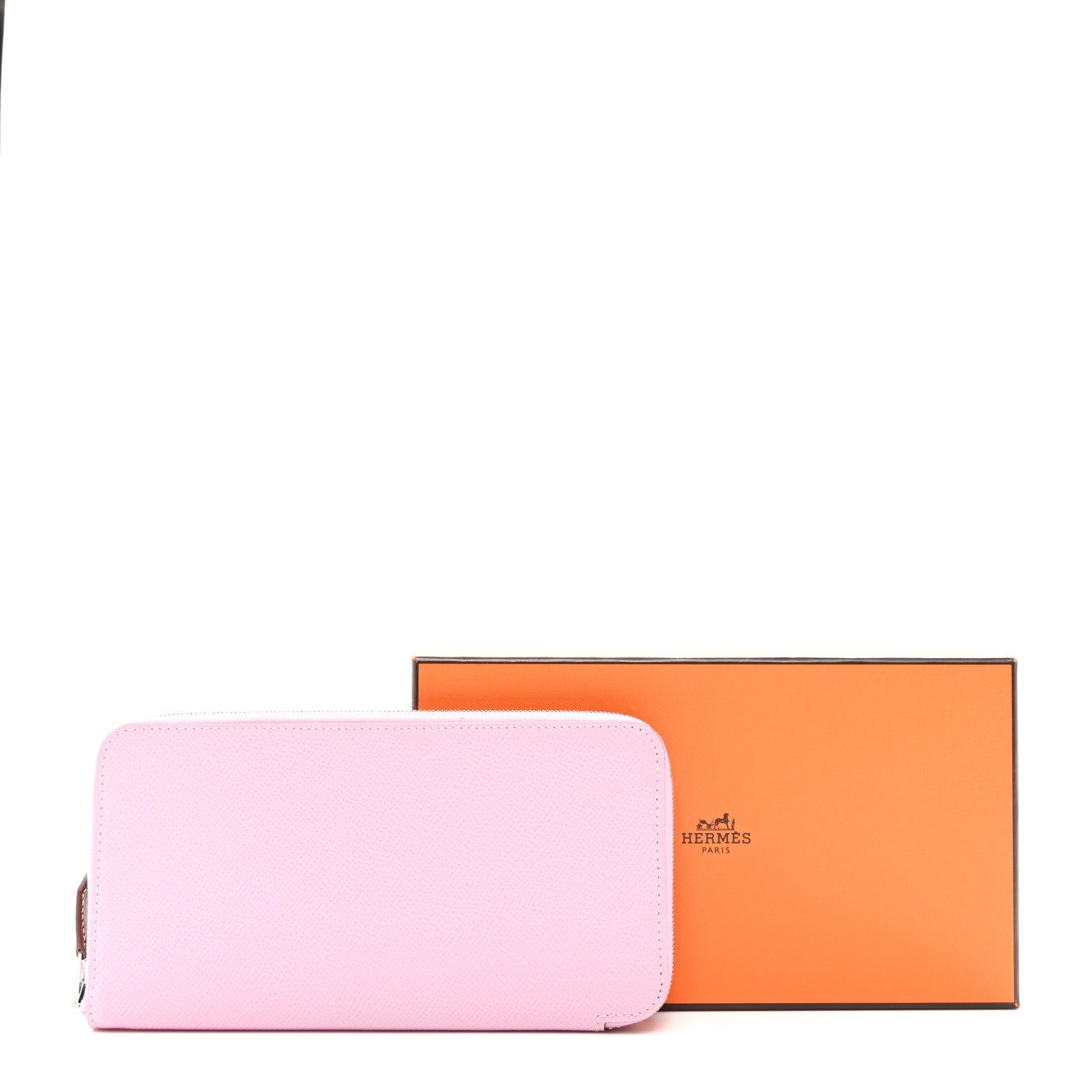 Hermes Epsom Silk'In Wallet Mauve Sylvestre Jaune Citron Cuivre 8 of 8