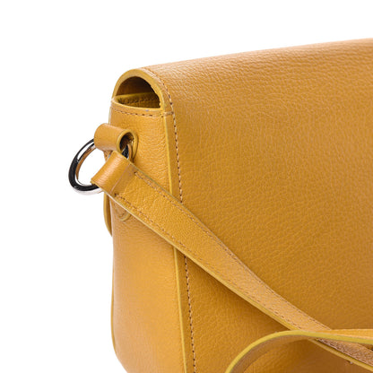 Miu Miu Goatskin Madras Shoulder Bag Yellow 11 of 18