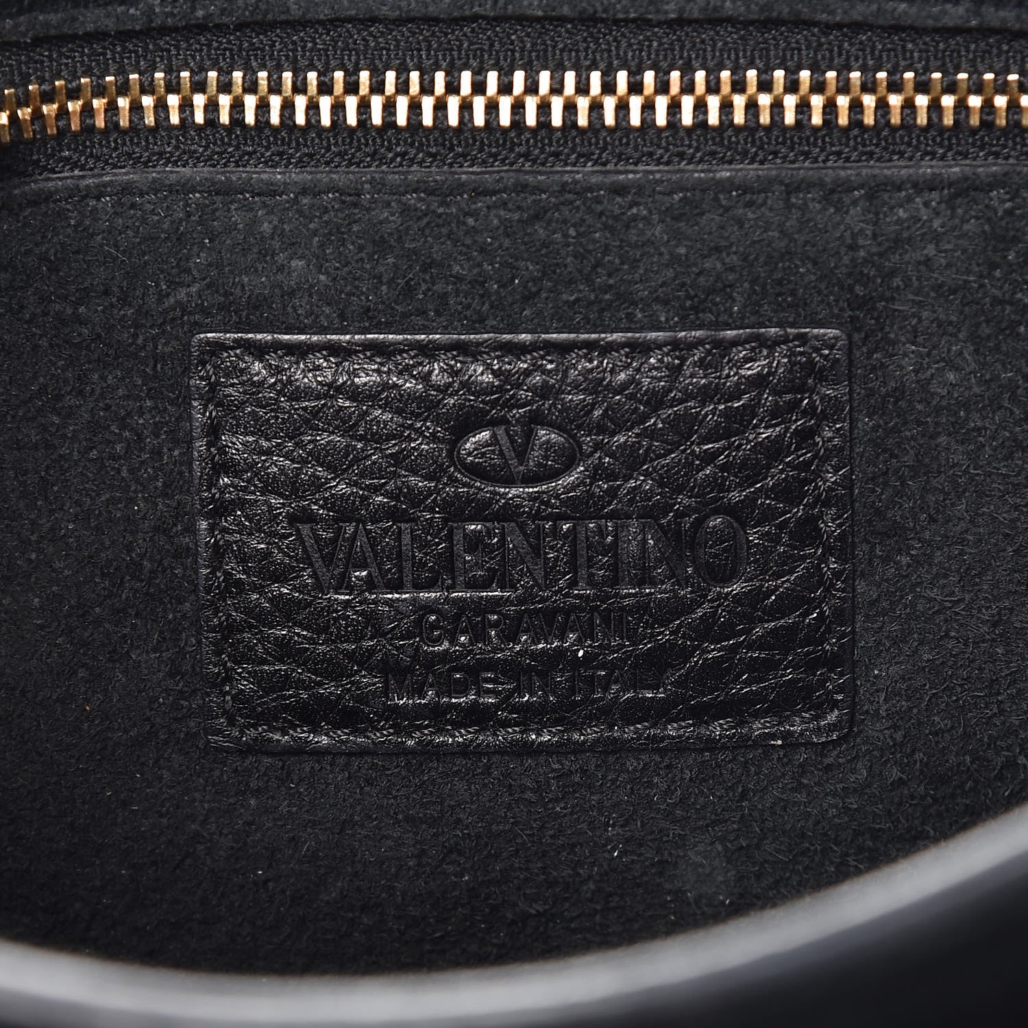 Valentino Garavani Grained Calfskin B-Rockstud Flap Black 6 of 9