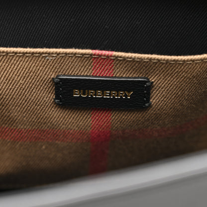 Burberry Calfskin Mega Check Small Banwell Tote Black 6 of 9