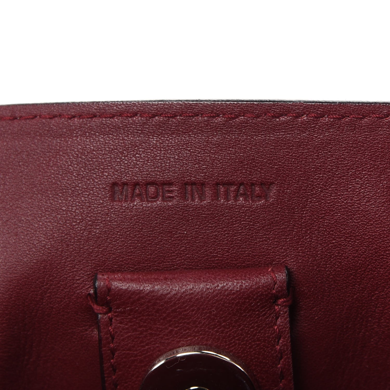 Christian Dior Smooth Calfskin Medium Tri-Color Diorissimo Tote Pink Grey Burgundy 8 of 11