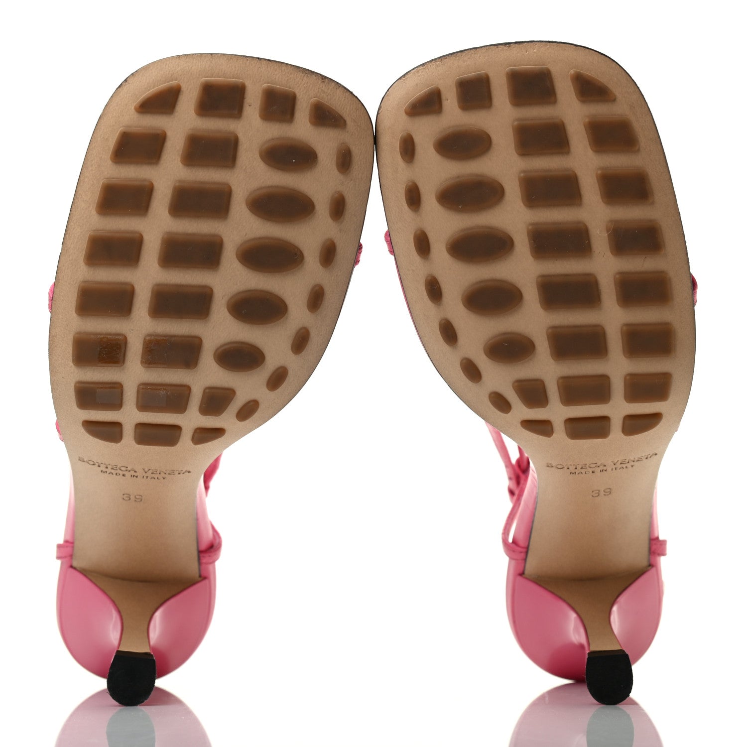 Bottega Veneta Crush Calfskin The Line 90mm Sandals 39 Milkshake 5 of 7