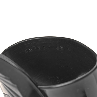 Gucci Rubber Gucci Logo Womens Platform 20/60mm Slide Sandals 38 Black 8 of 9