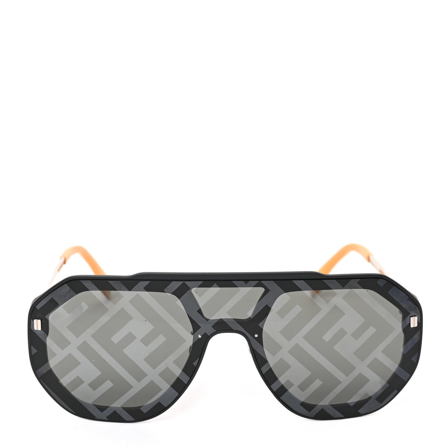 Acetate FF Aviator Sunglasses FE40006U Black