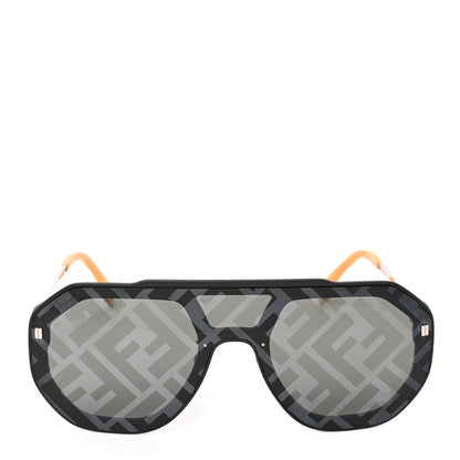 Fendi Acetate FF Aviator Sunglasses FE40006U Black 2 of 6