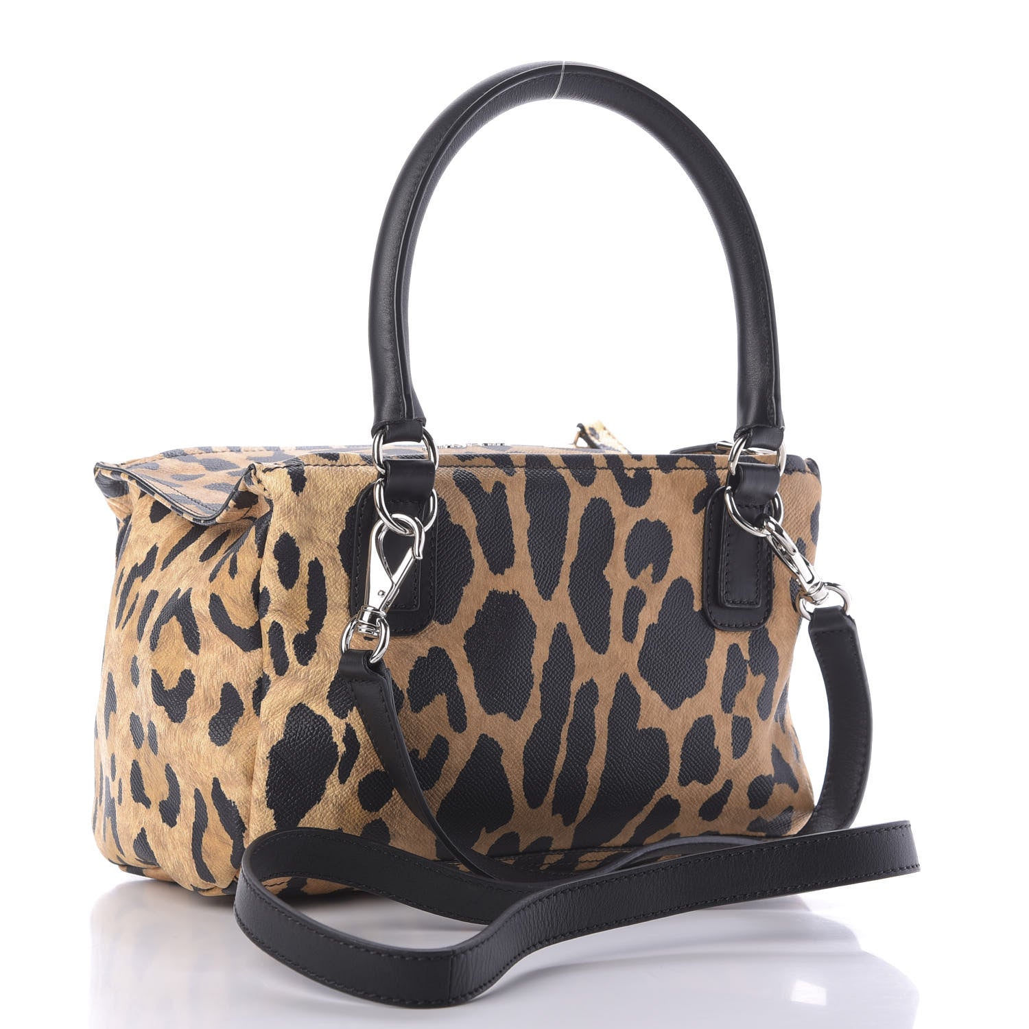 Givenchy Calfskin Leopard Print Small Pandora Multicolor 3 of 9