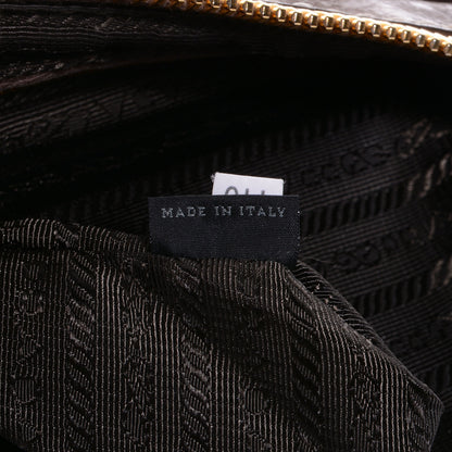 Prada Vitello Shine Pochette Clutch Argilla 8 of 10