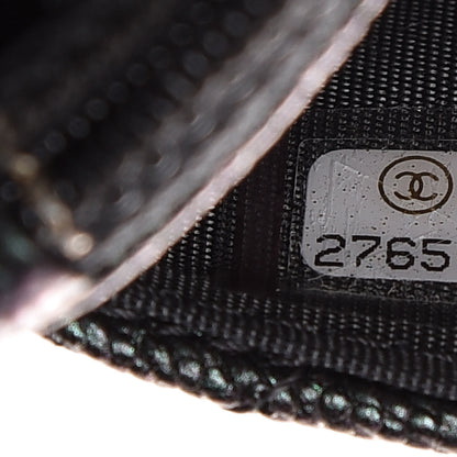 Chanel Iridescent Caviar Quilted Wallet On Chain WOC Black 8 of 10