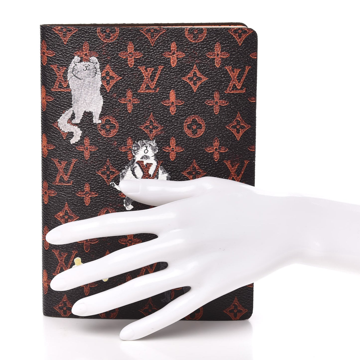 Catogram Clemence Notebook MM Marron